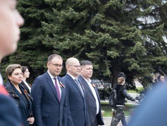 Торжественное мероприятие, посвящённое 80-ой годовщине Победы в ВОВ с участием губернатора Кемеровской области – Кузбасса И.В. Середюка