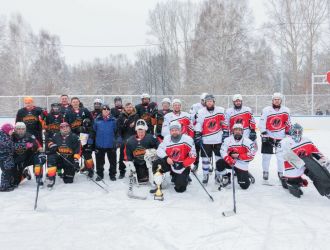 Открытие новой хоккейной коробки в Заводском районе