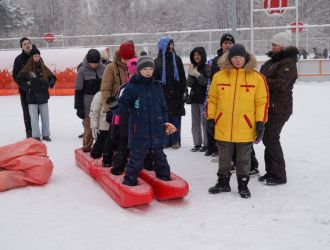 Открытие новой хоккейной коробки в Заводском районе