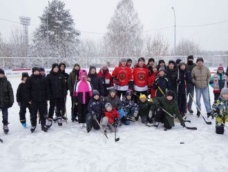 Открытие новой хоккейной коробки в Заводском районе