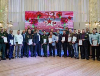 Приём руководителя администрации Заводского района в честь Дня защитника Отечества