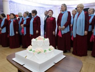 Хор ветеранов кузнецких металлургов отметил свой 40-летний юбилей