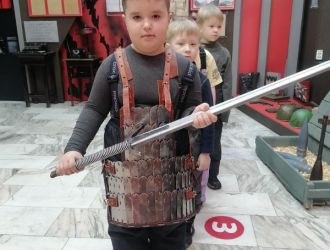 Музейное  занятие  &laquo;От богатырей и до наших дней&raquo;