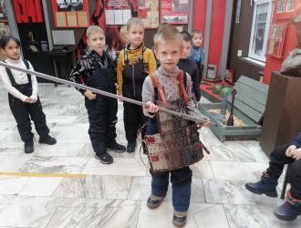 Музейное  занятие  &laquo;От богатырей и до наших дней&raquo;