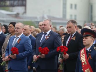 Церемония памяти с участием Губернатора Кузбасса Ильи Середюка