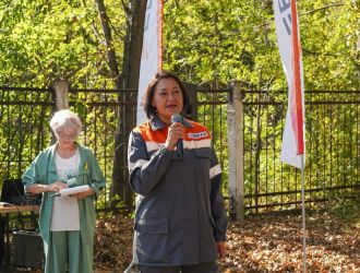 Посадка лип в Заводском районе